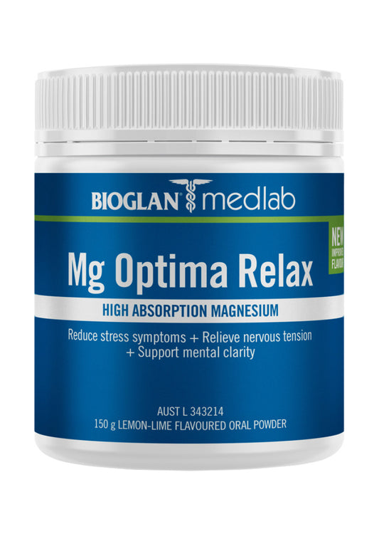 Bioglan Medlab Mg Optima Relax **sell Through**